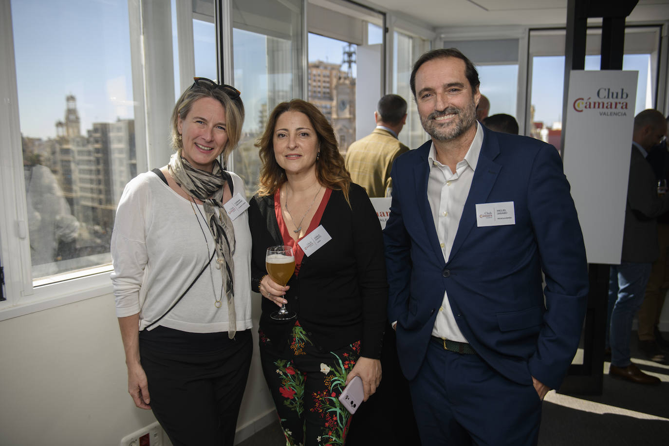 Corina Heilmann, Carla Couto y Miguel Jarabo.