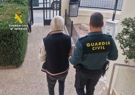 El arrestado por el robo con violencia.