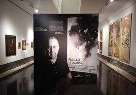 Imagen de la exposición de 'Rafael Contreras y los Mongrell' en la sala de exposiciones del Ayuntamiento de Valencia.