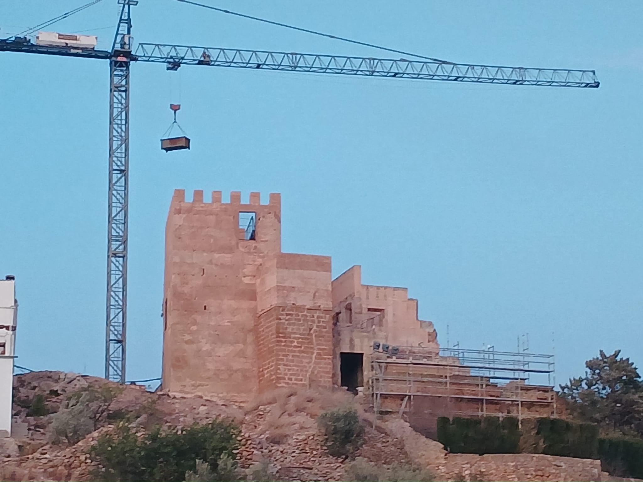 Las obras de la nueva fase de recuperación del Castillo ya se han iniciado.