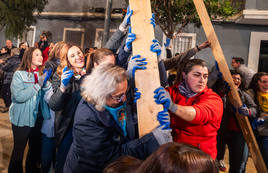 Plantà al tombe en Valencia