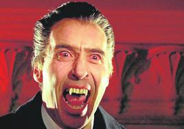 Los ojos ensangrentados de Christopher Lee en 'Drácula' son todo un icono del cine de terror.