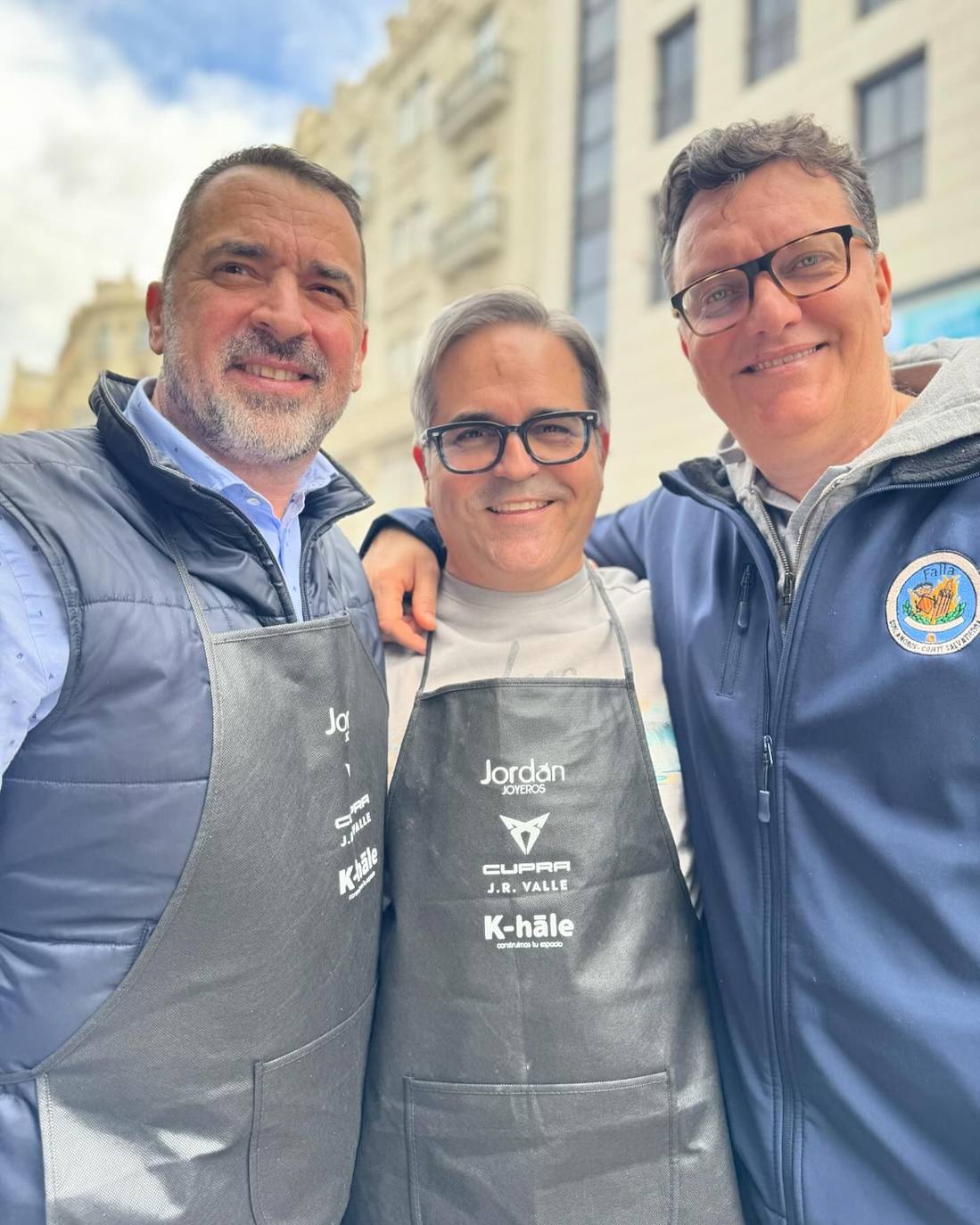 Jose Jordá, Pablo Jordán y Carlos Fuset.