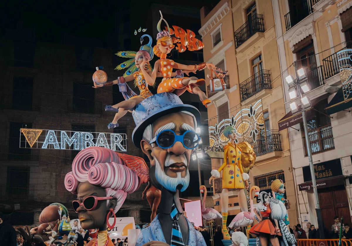 Fotos: así es la falla de Plaza de la Merced en 2024