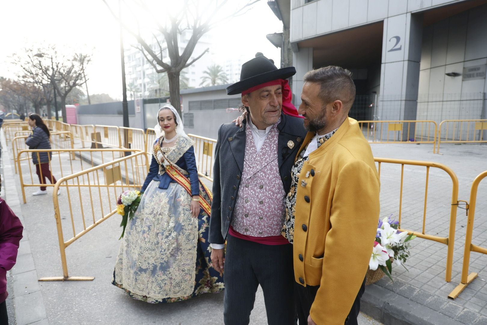 Ofrenda a las víctimas del incendio de Campanar