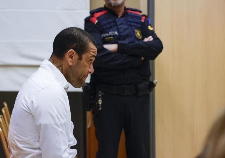 Dani Alves, en su juicio.