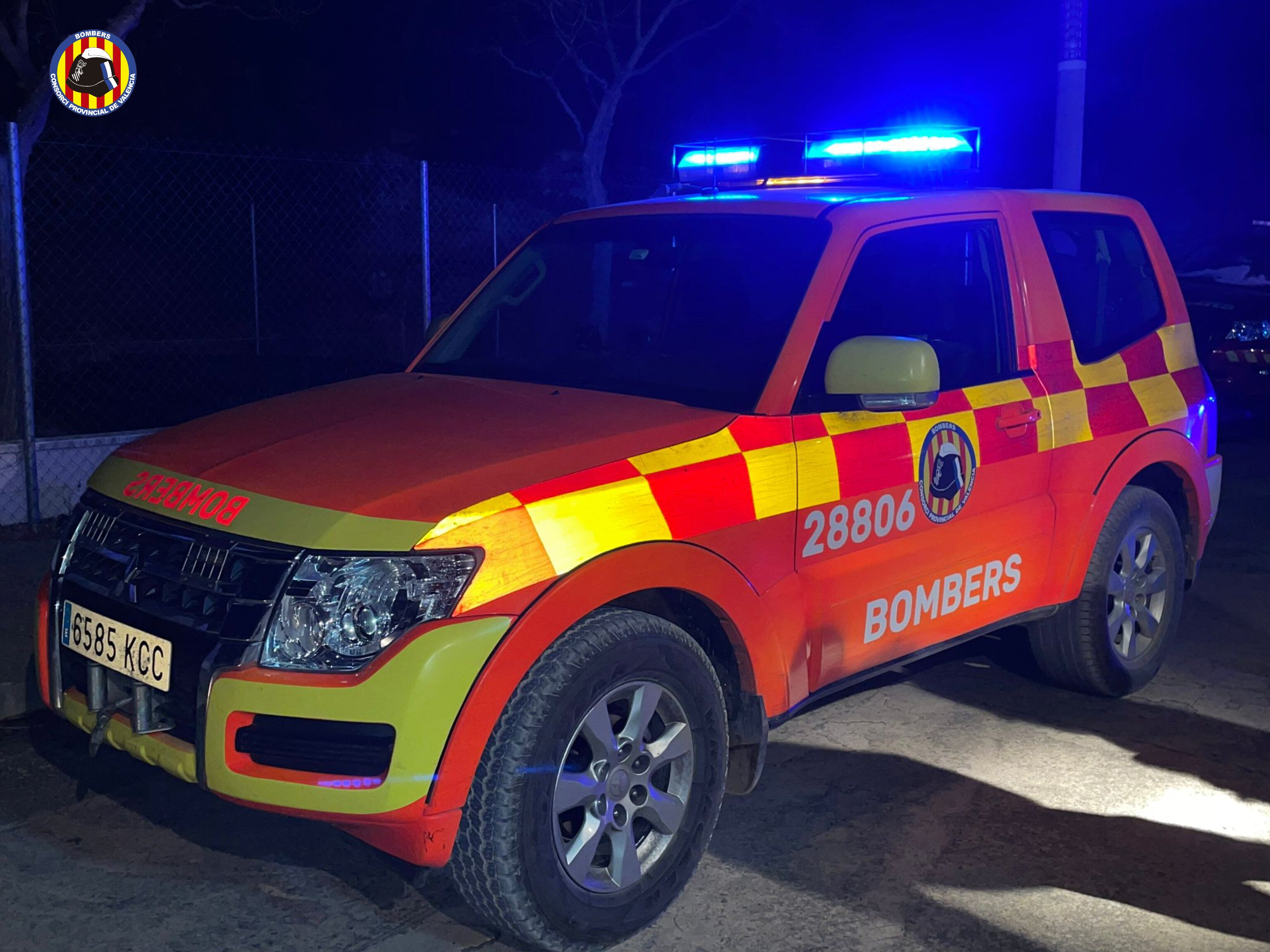 Vehículo de los bomberos del Consorcio.