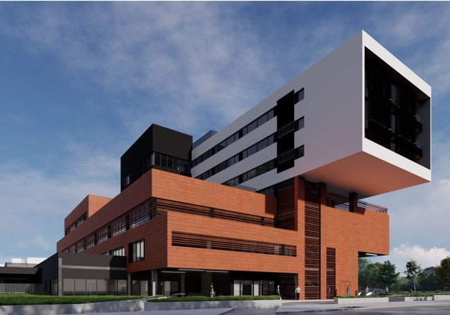 Figuración del hospital Vithas Valencia Turia, previsto para 2025.