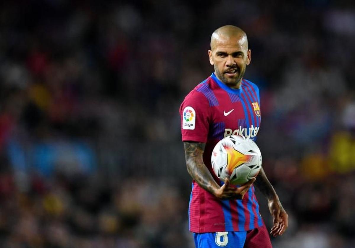 Dani Alves, en su etapa en el FC Barcelona.