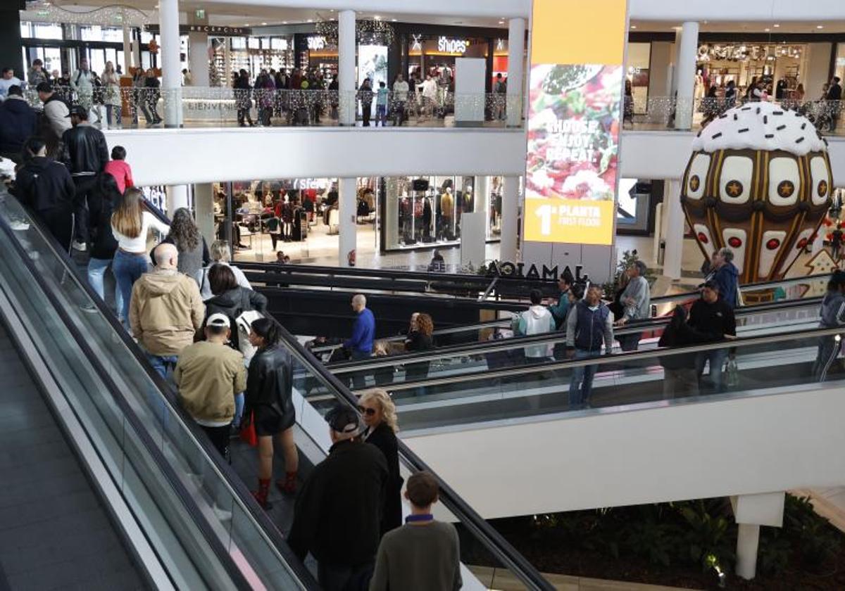 Un centro comercial de Valencia.