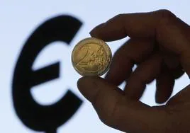 Moneda de dos euros.