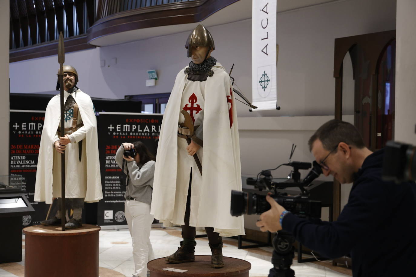 Los secretos de los Templarios, en la mayor exposición del Ateneo Mercantil