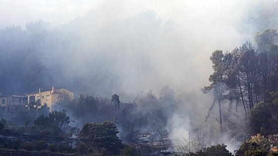 La Diputación aprueba una ayuda para los afectados por el incendio de Montitxelvo con la abstención de PSPV y Compromís