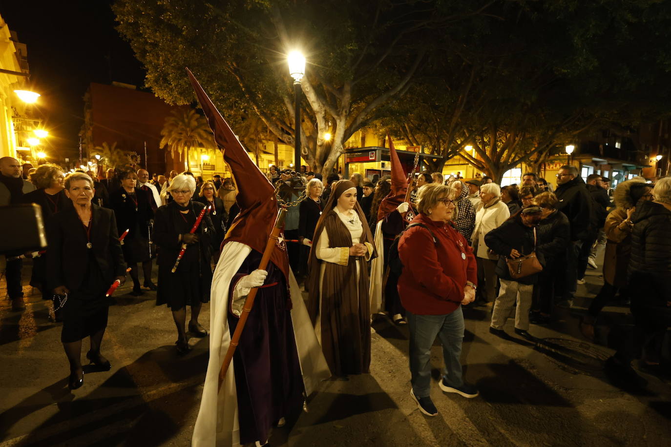 Procesión del Ecce Homo por las calles del Marítimo