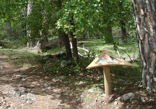 Barranc de la Pegunta en la Ruta Roja del Penyagolosa.