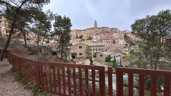 Vista del barrio medieval de Bocairent.