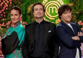 Samantha, Pepe y Jordi, jurado de Masterchef.