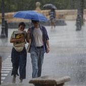 La borrasca Nelson trae lluvias generalizas a Valencia este fin de semana