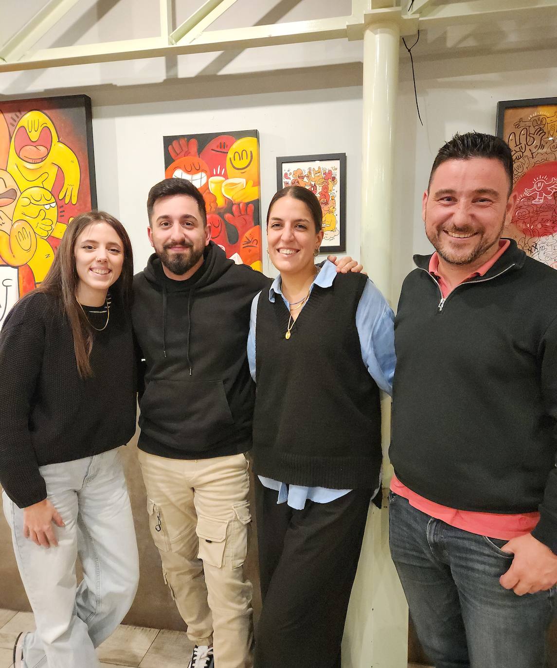 Maria Sequero, José Vicente Soria, Tamara Mora e Iván García.