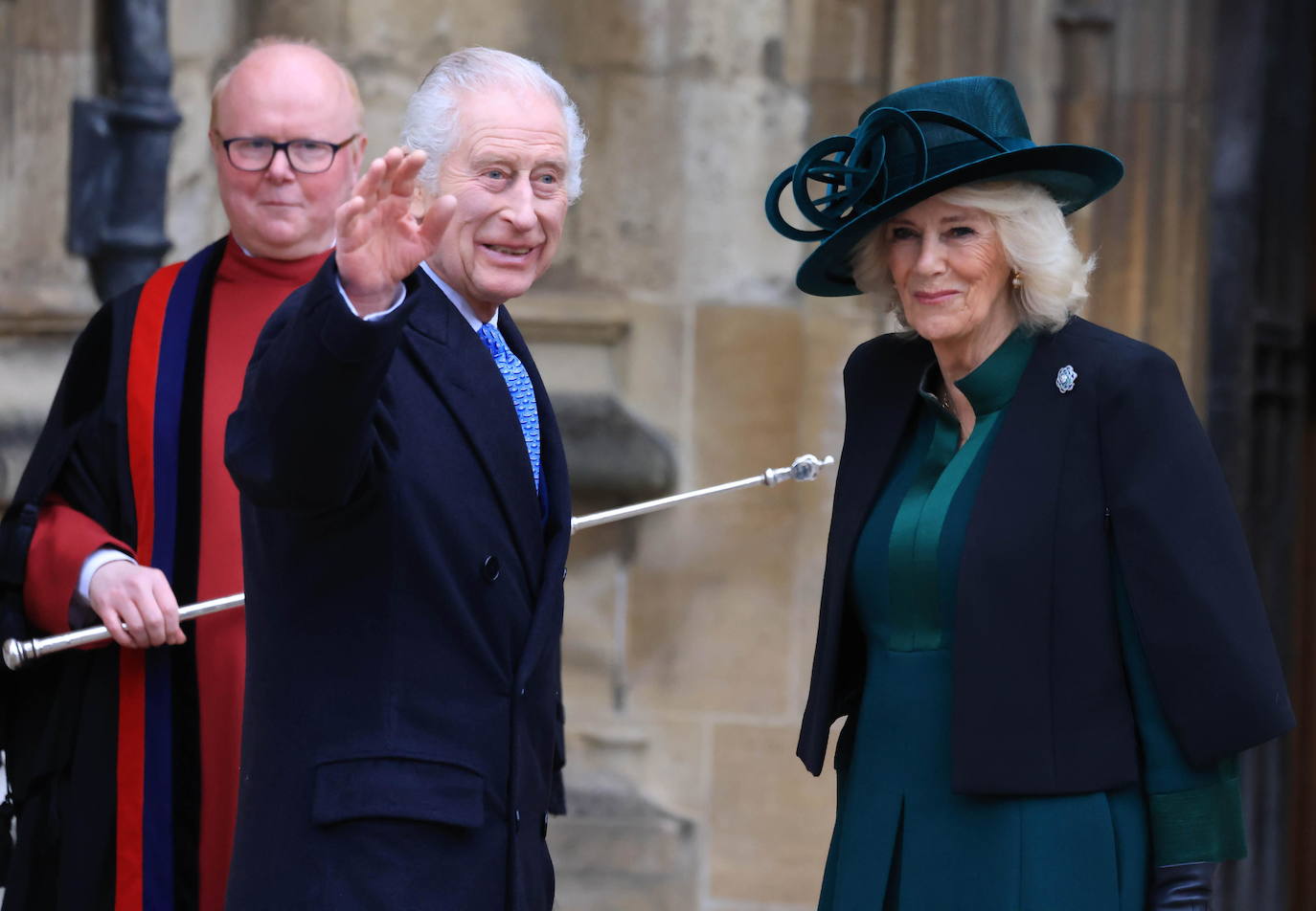 El rey Carlos III reaparece en la misa de Pascua ante la ausencia de Kate Middleton