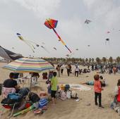 El Festival de Cometas llena de color el cielo de Valencia durante estas Pascuas