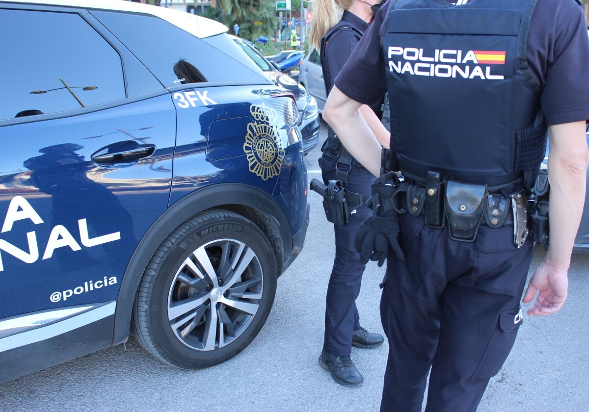 Patrulla de la Policía Nacional.