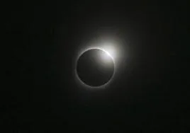 Un eclipse solar total, en una imagen de archivo.