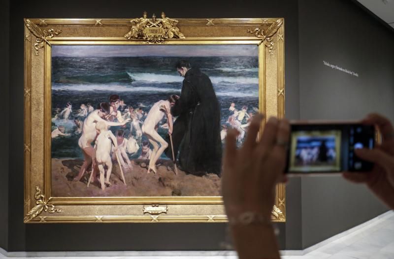 'Sorolla en negro' se exhibió en el Museo Sorolla de Madrid y en la Fundación Bancaja de Valencia.