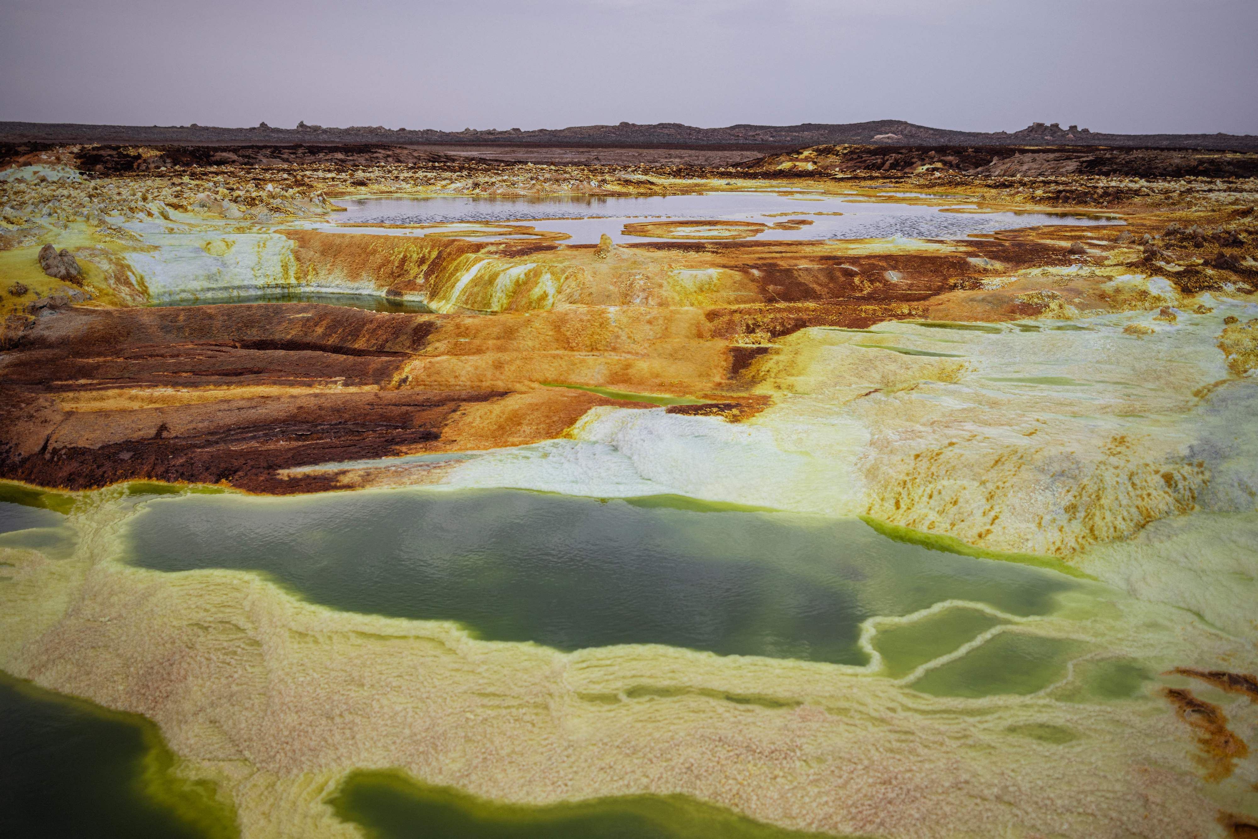 Bienvenido a Dallol, el lugar más letal del mundo: un volcán de ácido y temperaturas a 50 grados