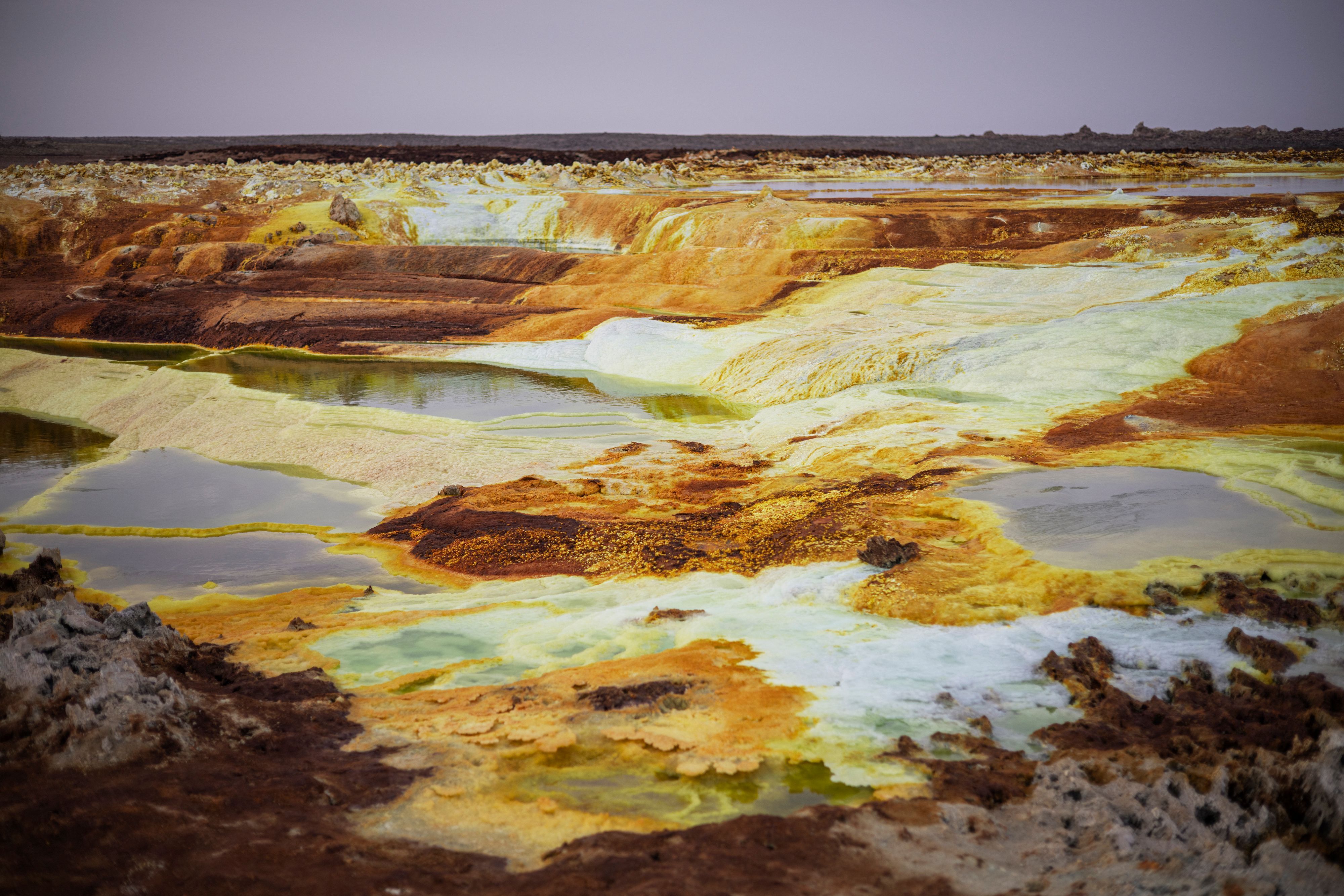 Bienvenido a Dallol, el lugar más letal del mundo: un volcán de ácido y temperaturas a 50 grados