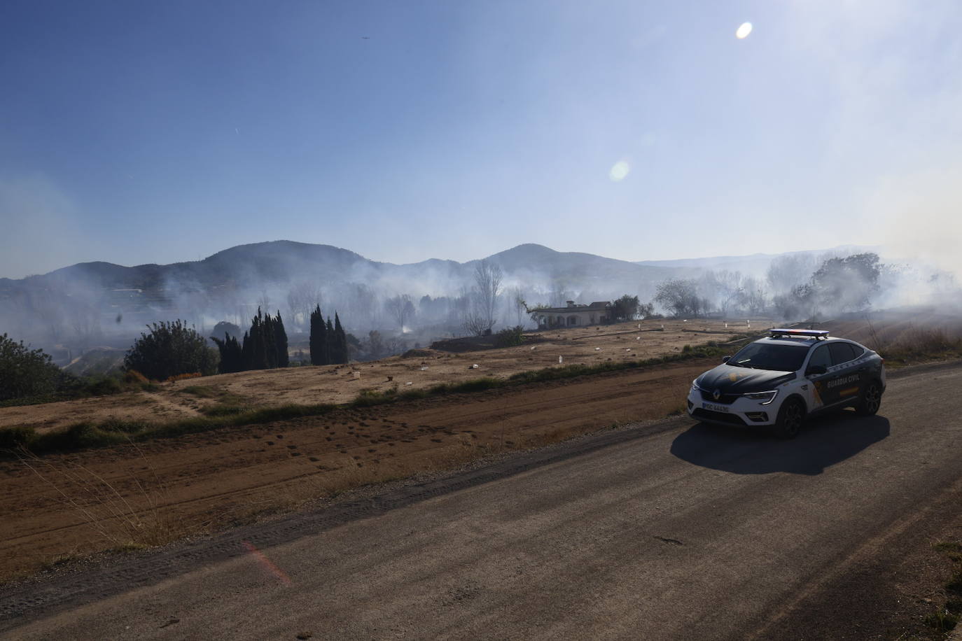 Declarado un incendio forestal en el Parque Natural del Túria