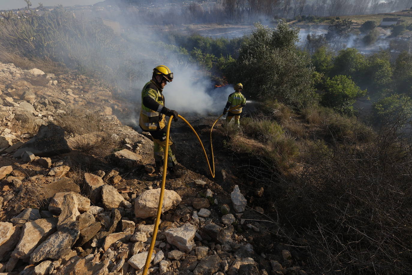 Declarado un incendio forestal en el Parque Natural del Túria