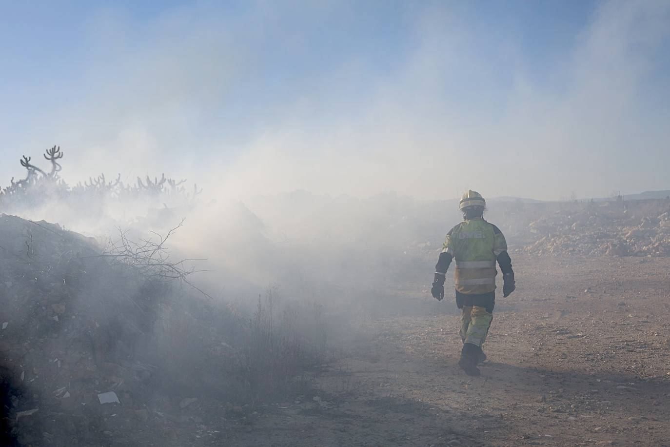 Declarado un incendio forestal en el Parque Natural del Túria