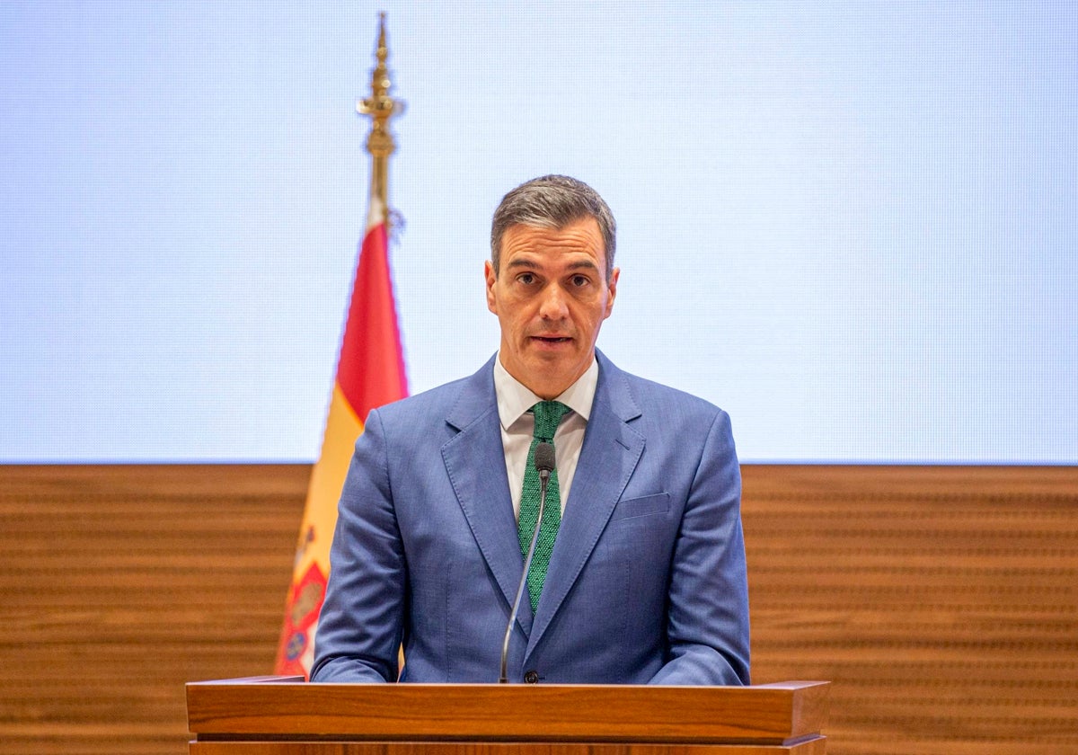 El presidente Pedro Sánchez.