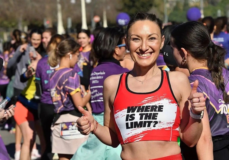 Una corredora, en la pasada 10K Fem.