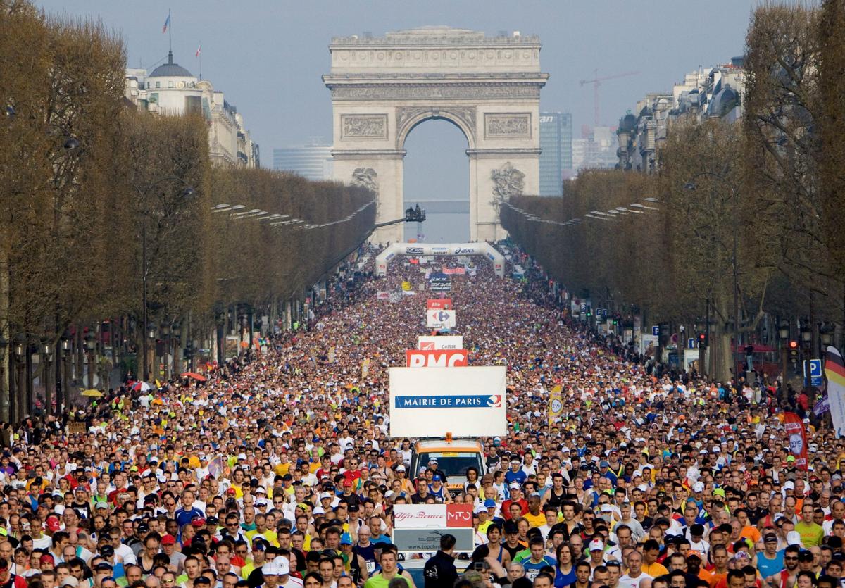 Maratón de París.