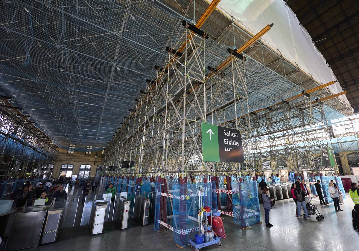 Así avanzan las obras de la estación del Norte de Valencia