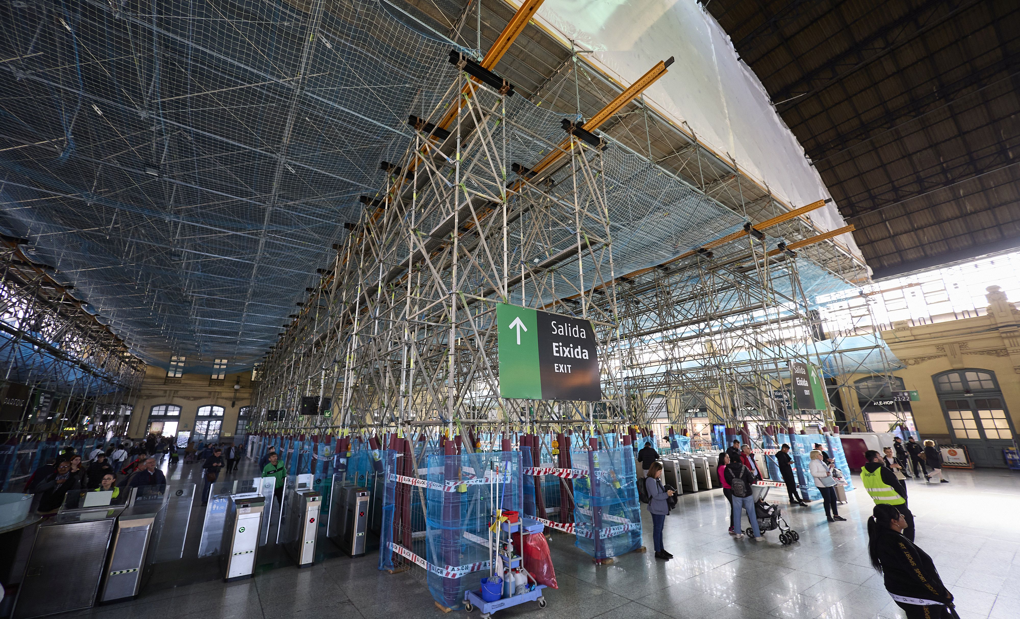 Así avanzan las obras de la estación del Norte de Valencia