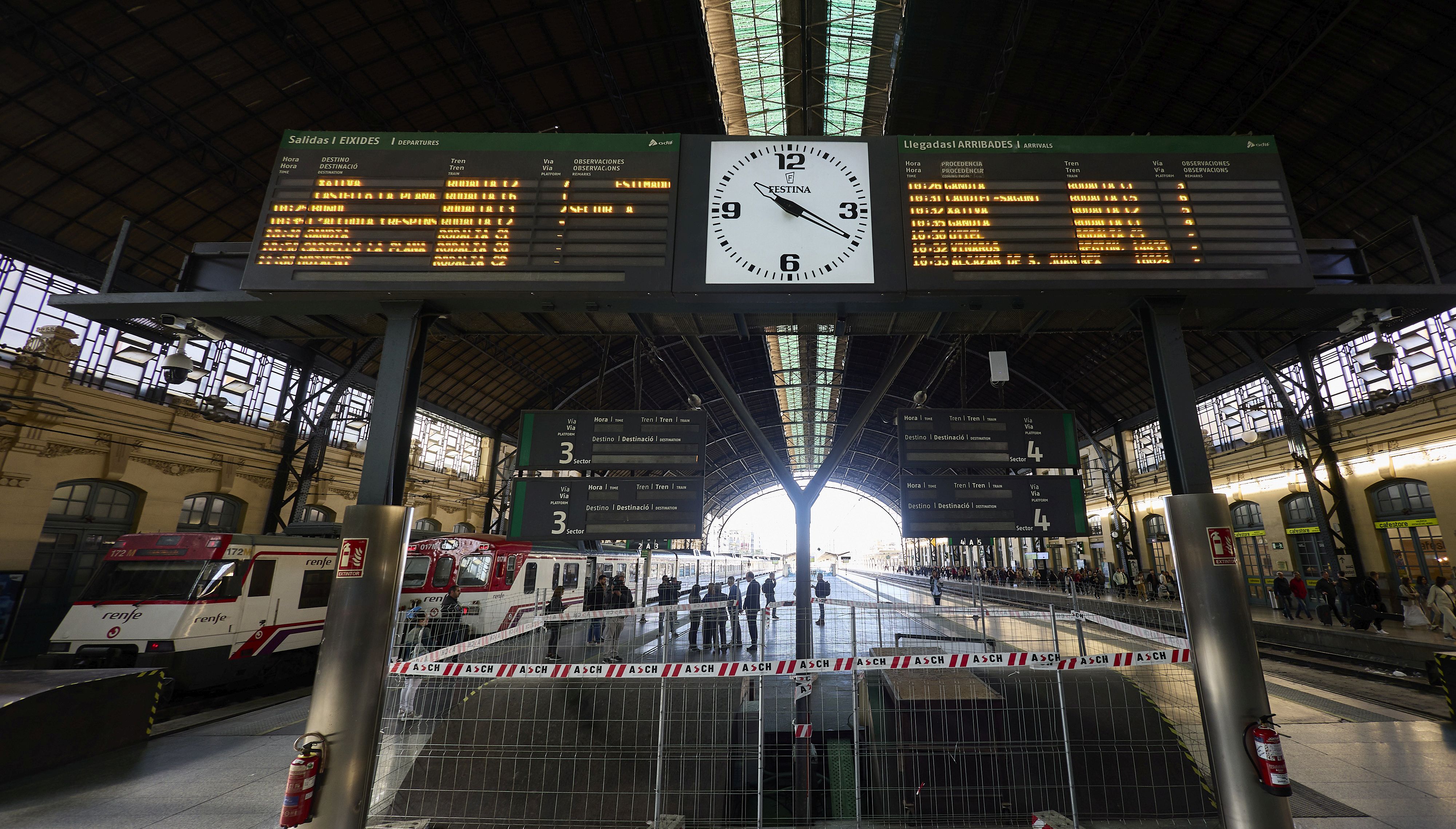 Así avanzan las obras de la estación del Norte de Valencia