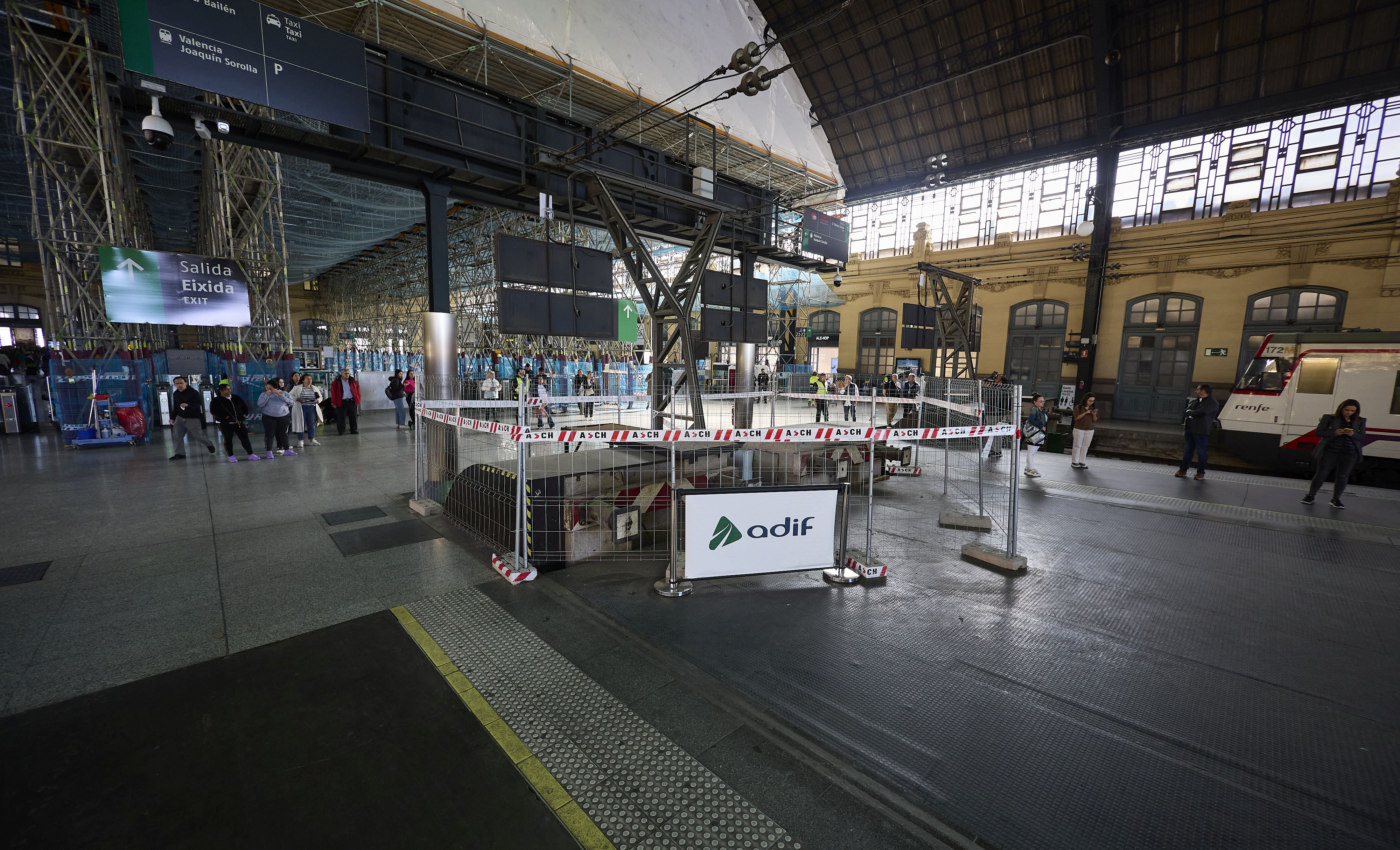 Así avanzan las obras de la estación del Norte de Valencia