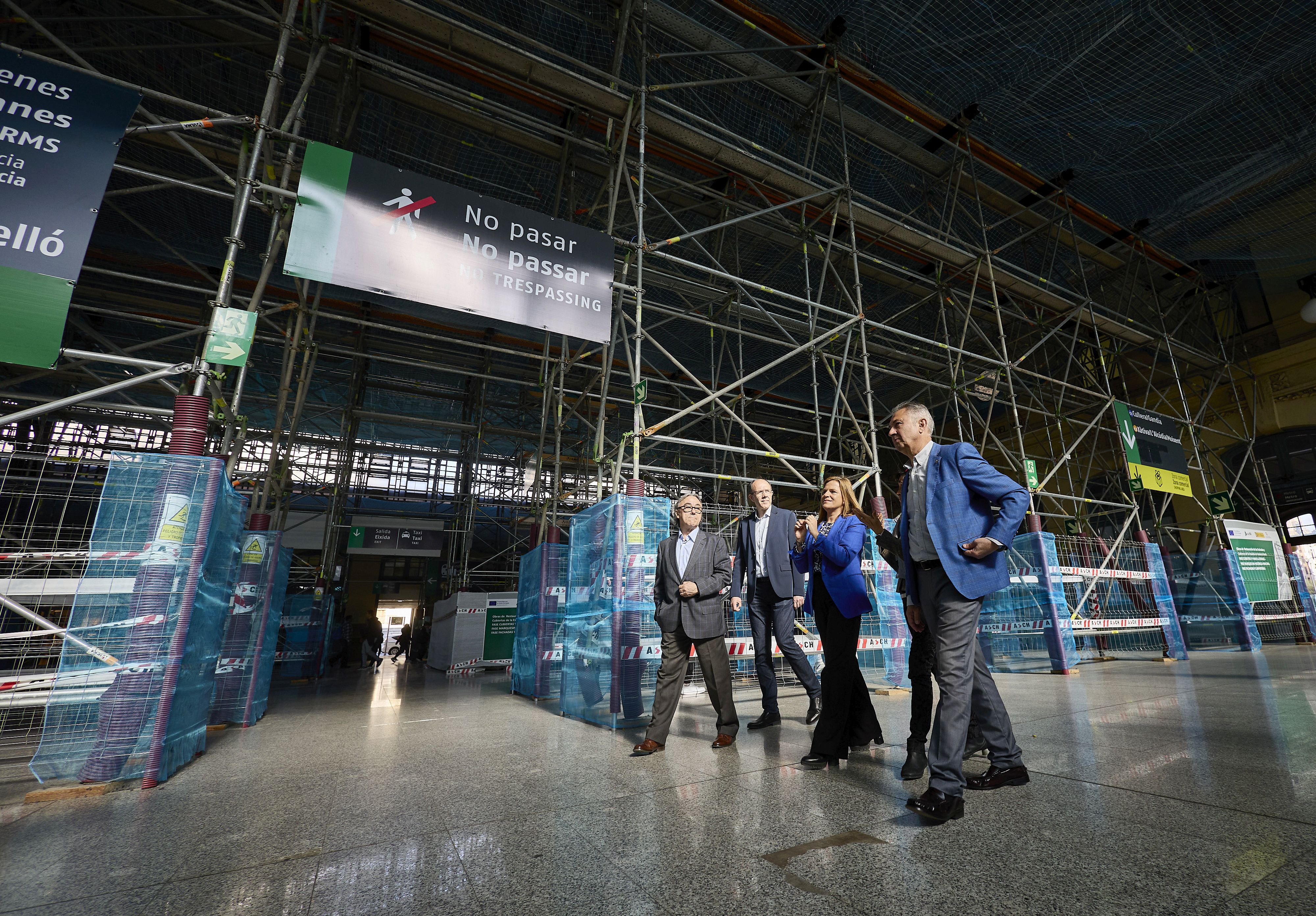 Así avanzan las obras de la estación del Norte de Valencia