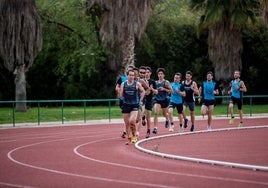 Entrenamiento del equipo en Burjassot