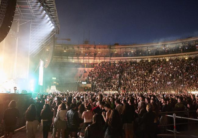 El público, en la plaza de toros de Valencia.