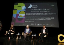 Josefa Ros, Mª Ángeles Durán y Josep Ramoneda.