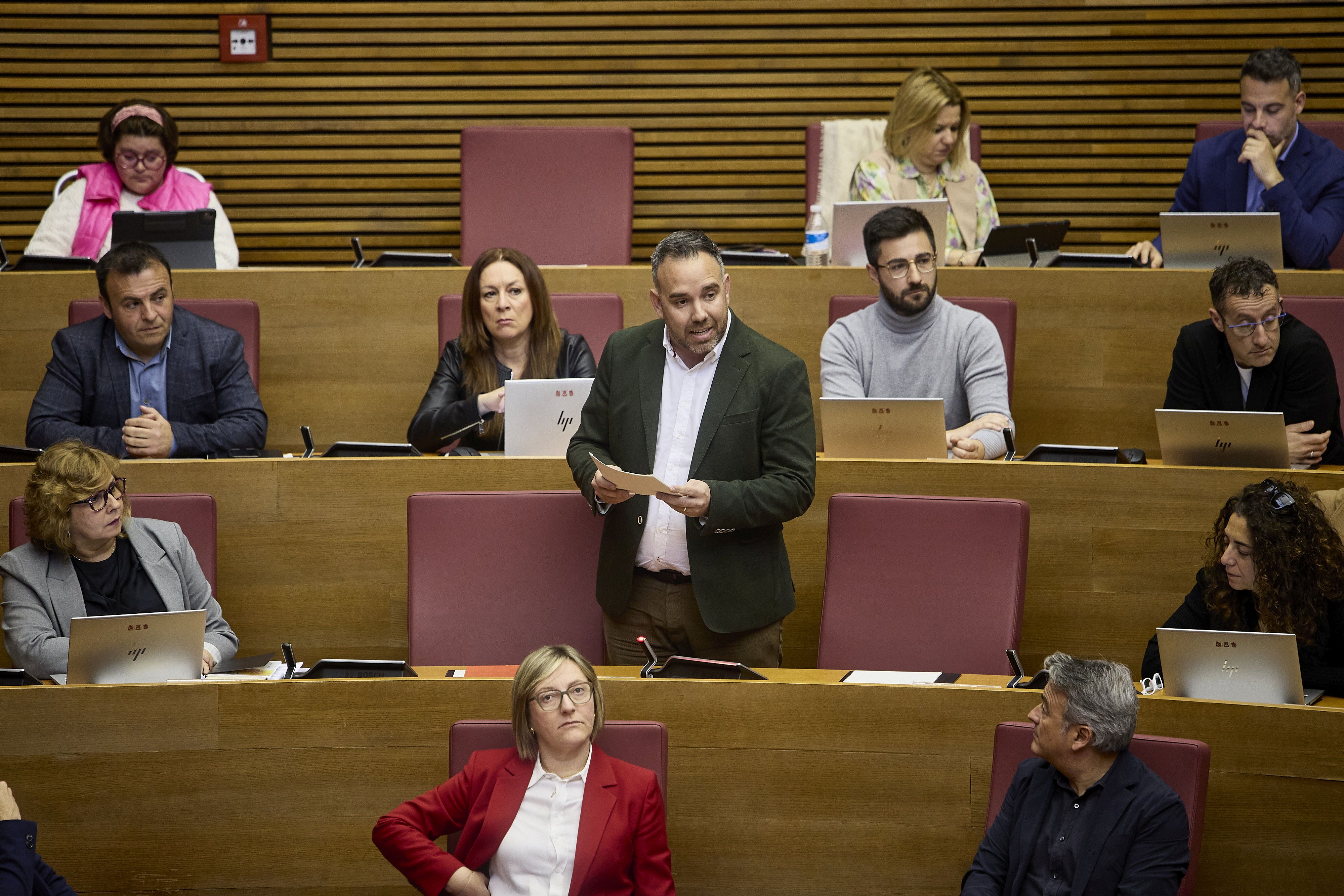 Bancada de diputados del grupo socialista