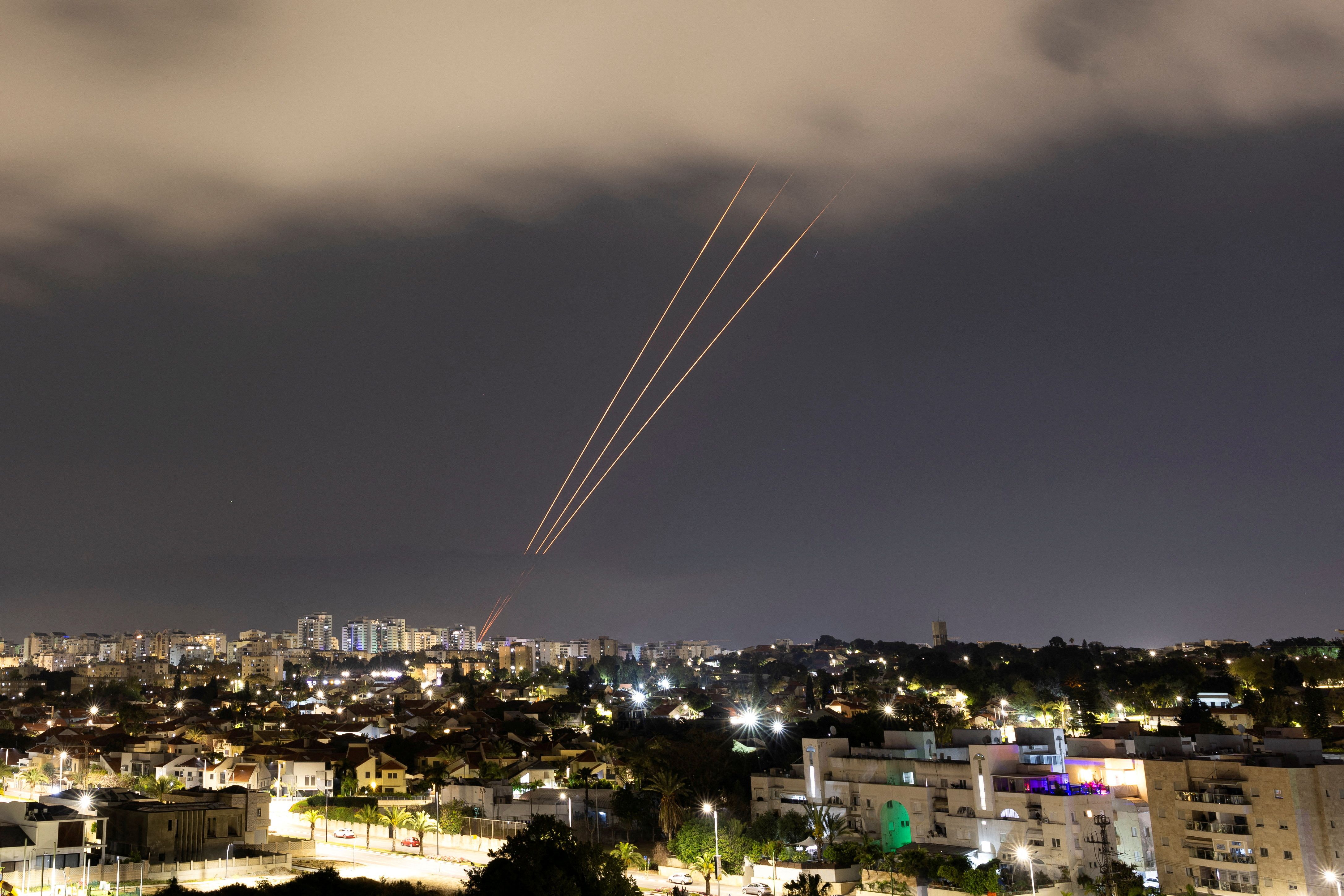 Fotos: Así ha sido el ataque de Irán a Israel con misiles y drones