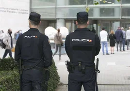 Agentes de la Policía Nacional de Valencia en una imagen de archivo.