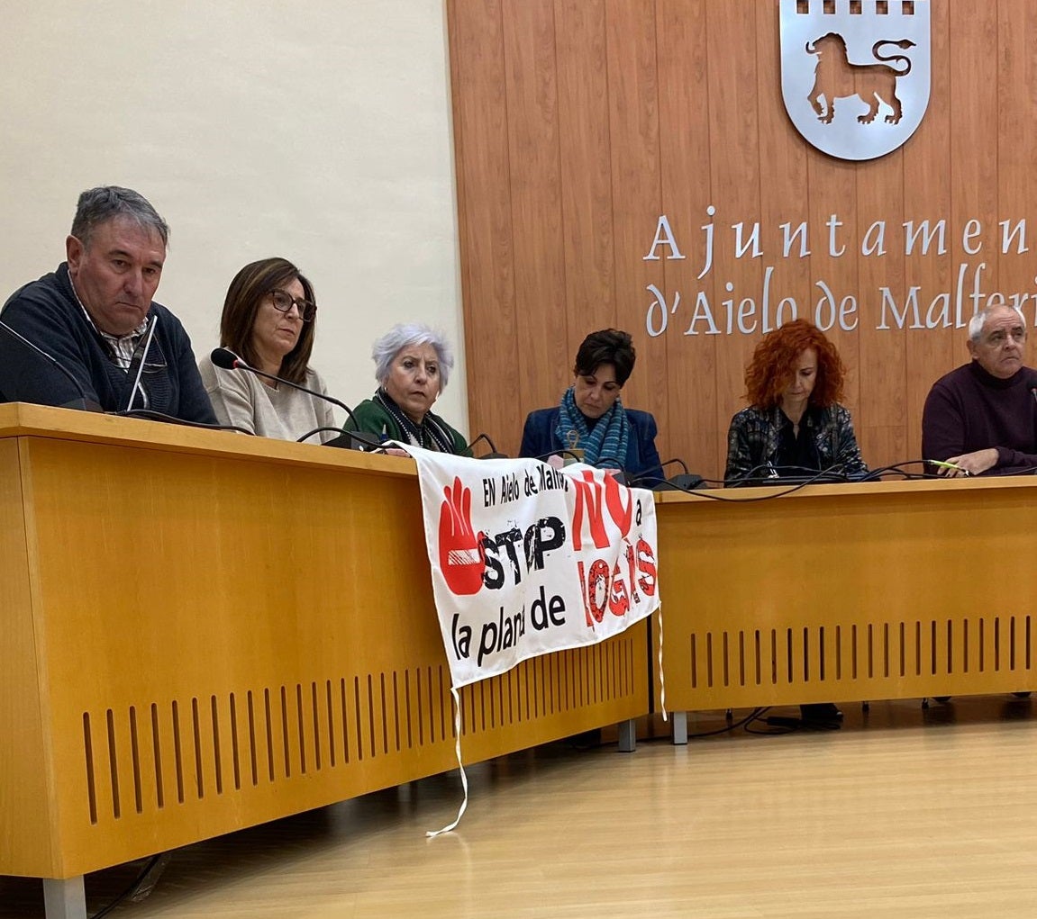 Concejales del PP en el Ayuntamiento de Aielo de Malferit.