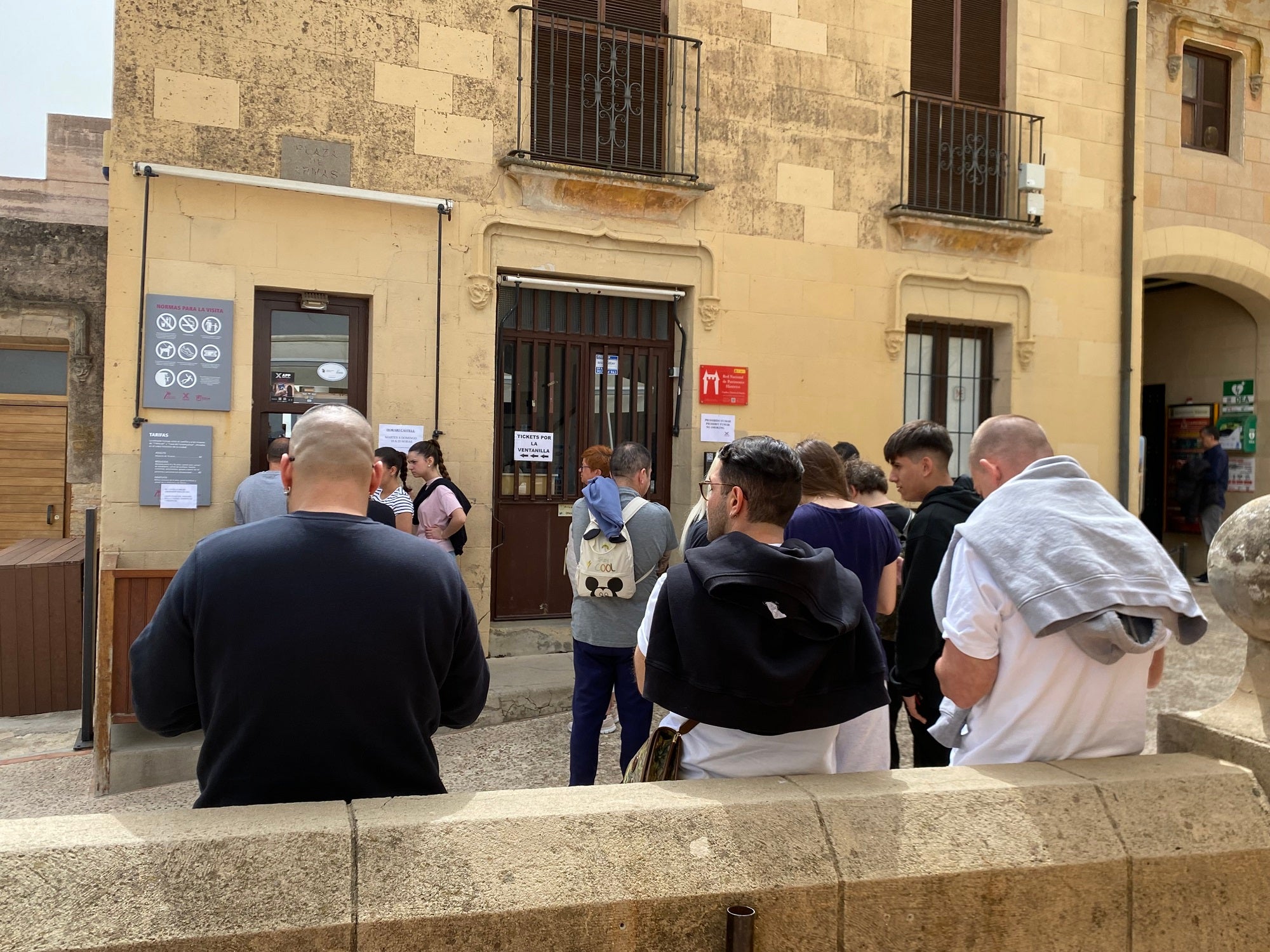 Visitantes del Castillo de Xàtiva.