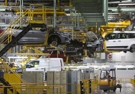 Línea de producción de la planta de Ford en Almussafes